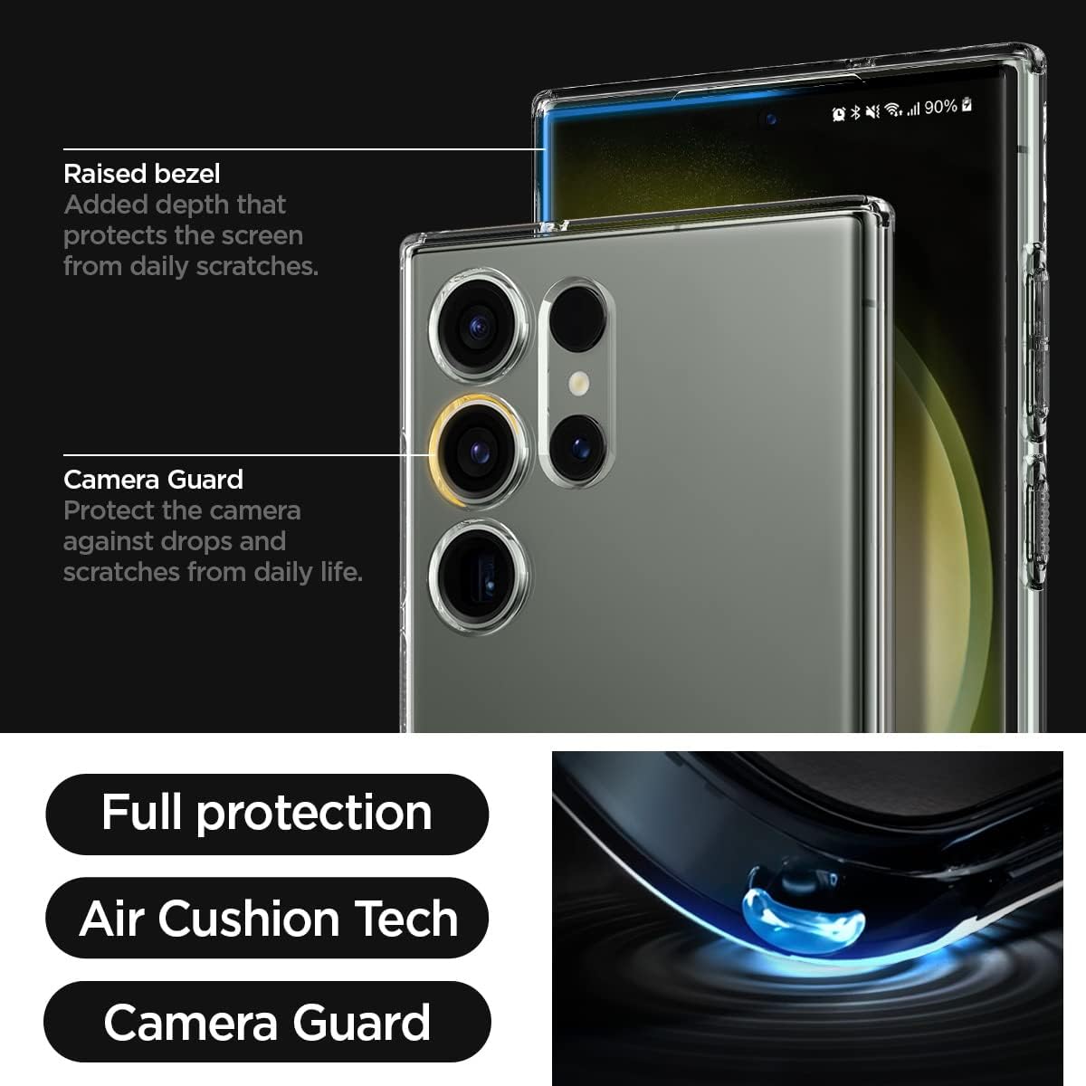 Liquid Air Note 20 Ultra Protective Cover Spigen Liquid Crystal