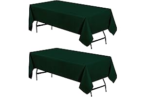 Utopia Kitchen Rectangle Green Table Cloth