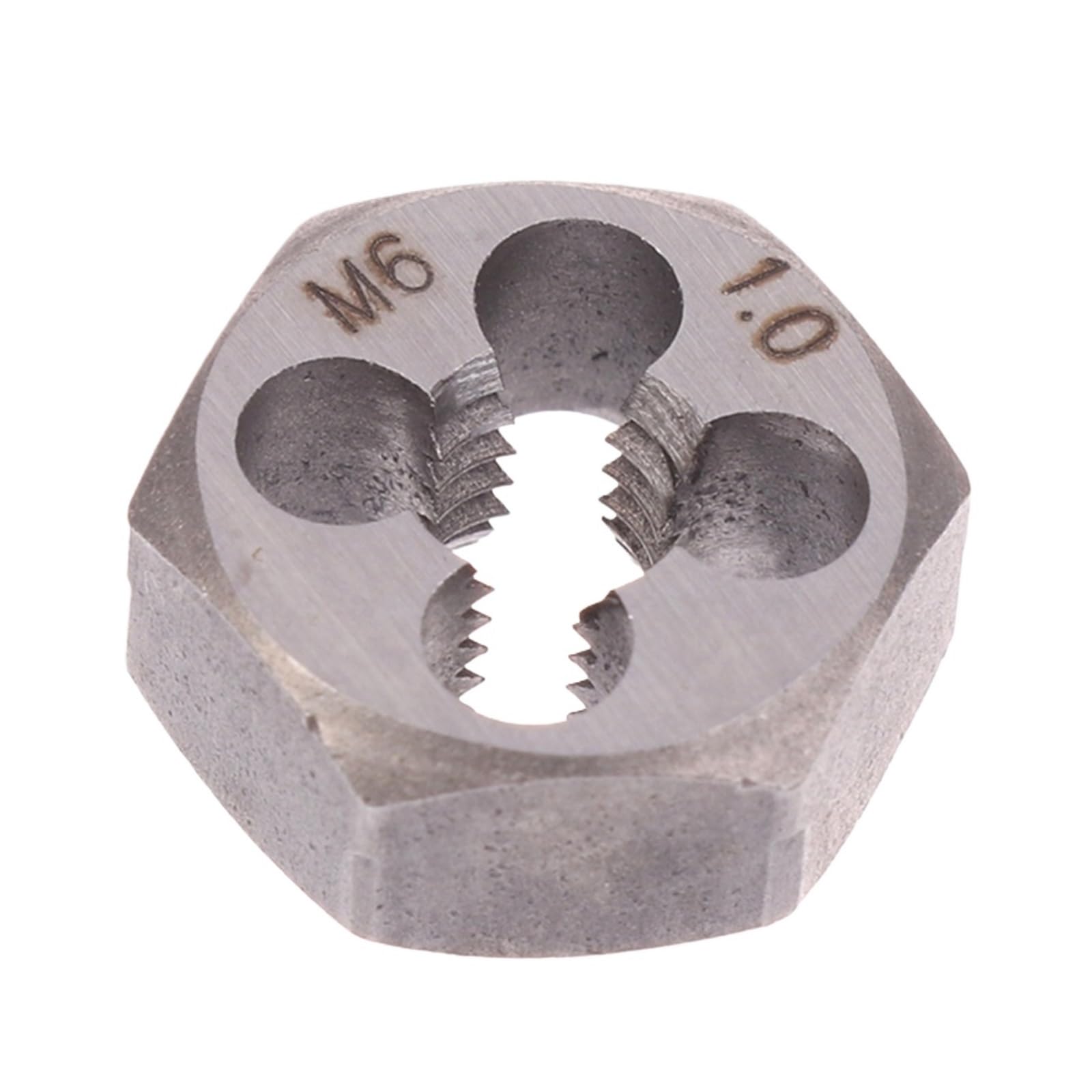Xchiaueo M6x1.0 Metric Thread Hexagon Die Hex Cutting Threads Screw Hexagonal Dies M3*0.5 M4*0.7 M5*0.8 M6*1.0 Hand