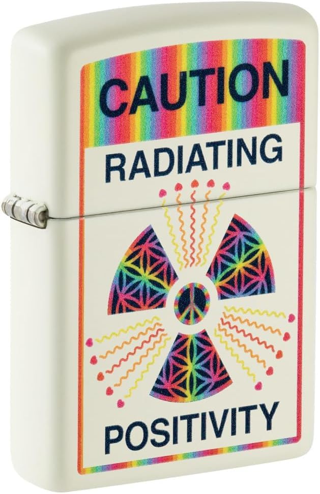 Encendedor Zippo con mensaje personalizado y diseño luminoso miniatura 1