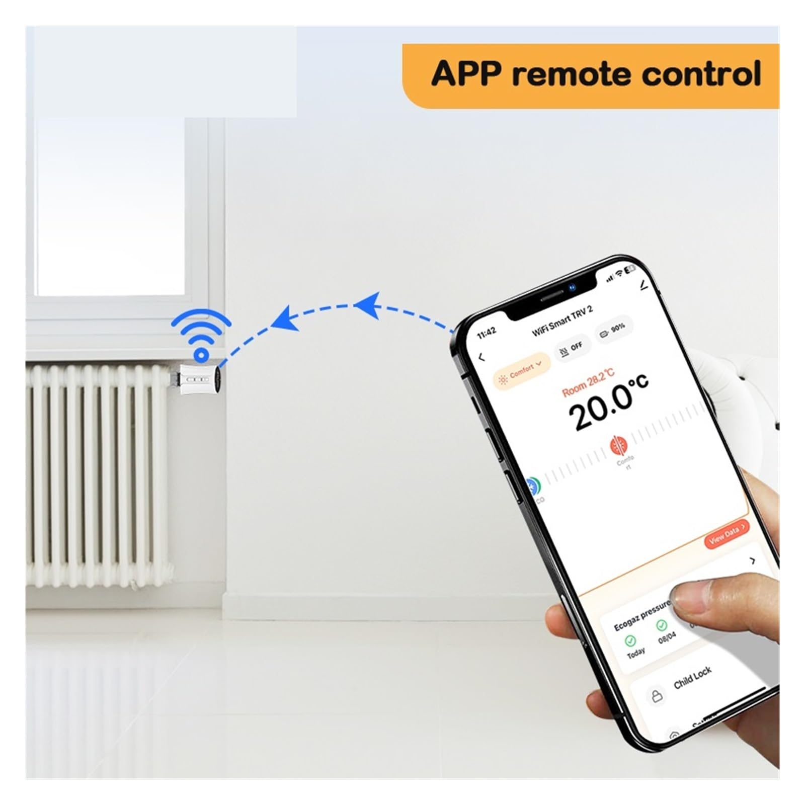 Inteligentny Termostat Tuya WiFi, Siłownik Grzejnikowy, Głowica Termostatyczna TRV, Regulator Temperatury, Sterowanie Głosem W Domu Informacja O ZgodnośCi(2pcs-WiFi)