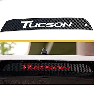 CutuLi Hyundai Tucson 3rd 2015-2018 Black Carbon Fiber Tail Light Brake Light Sticker Styling Accessories