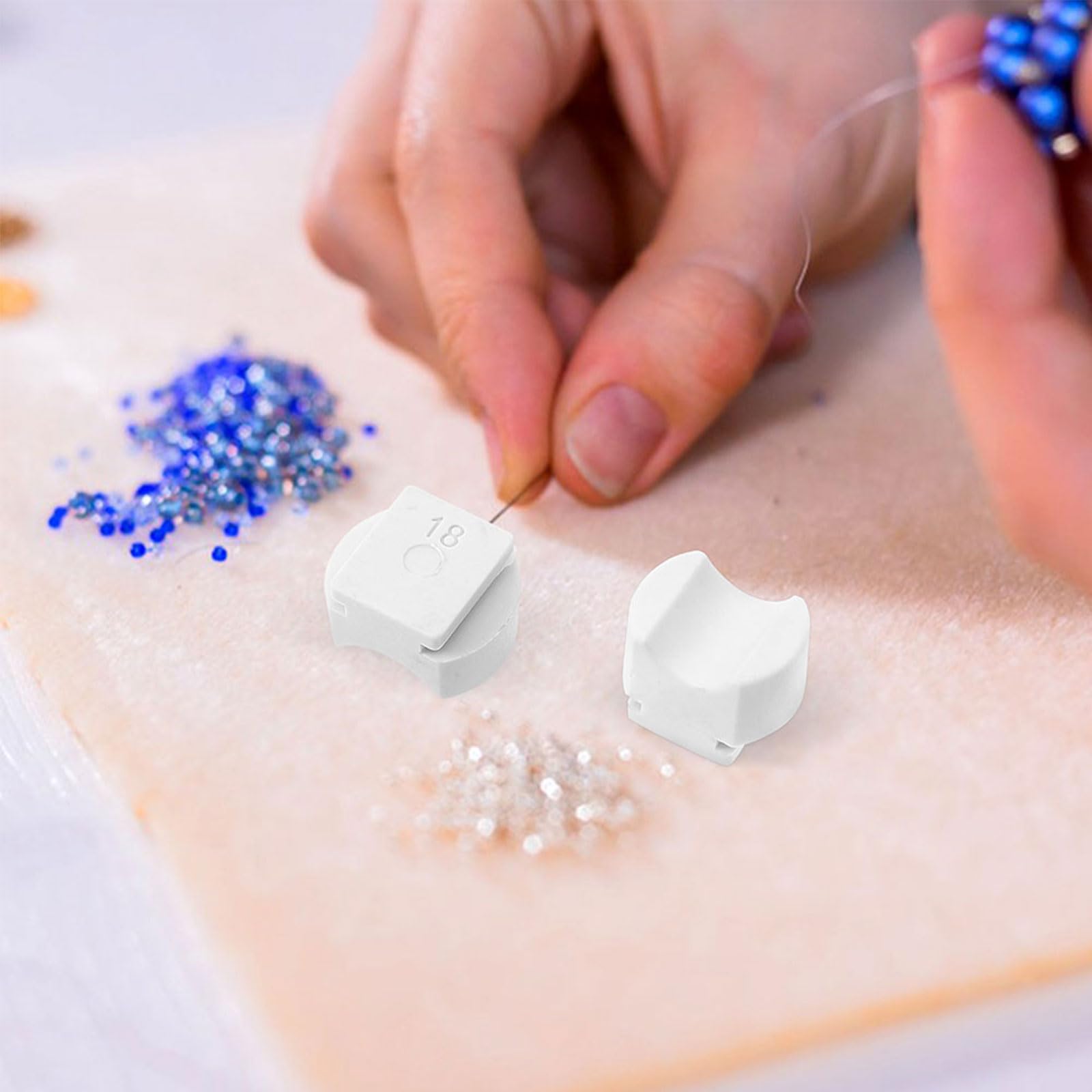 LIFKOME Matrices para Doblar Anillos de Joyería, 18 Piezas Accesorios de Color Claro para Máquina Dobladora, Herramientas DIY para Manualidades y Fabricación de Joyas en Casa, Alta