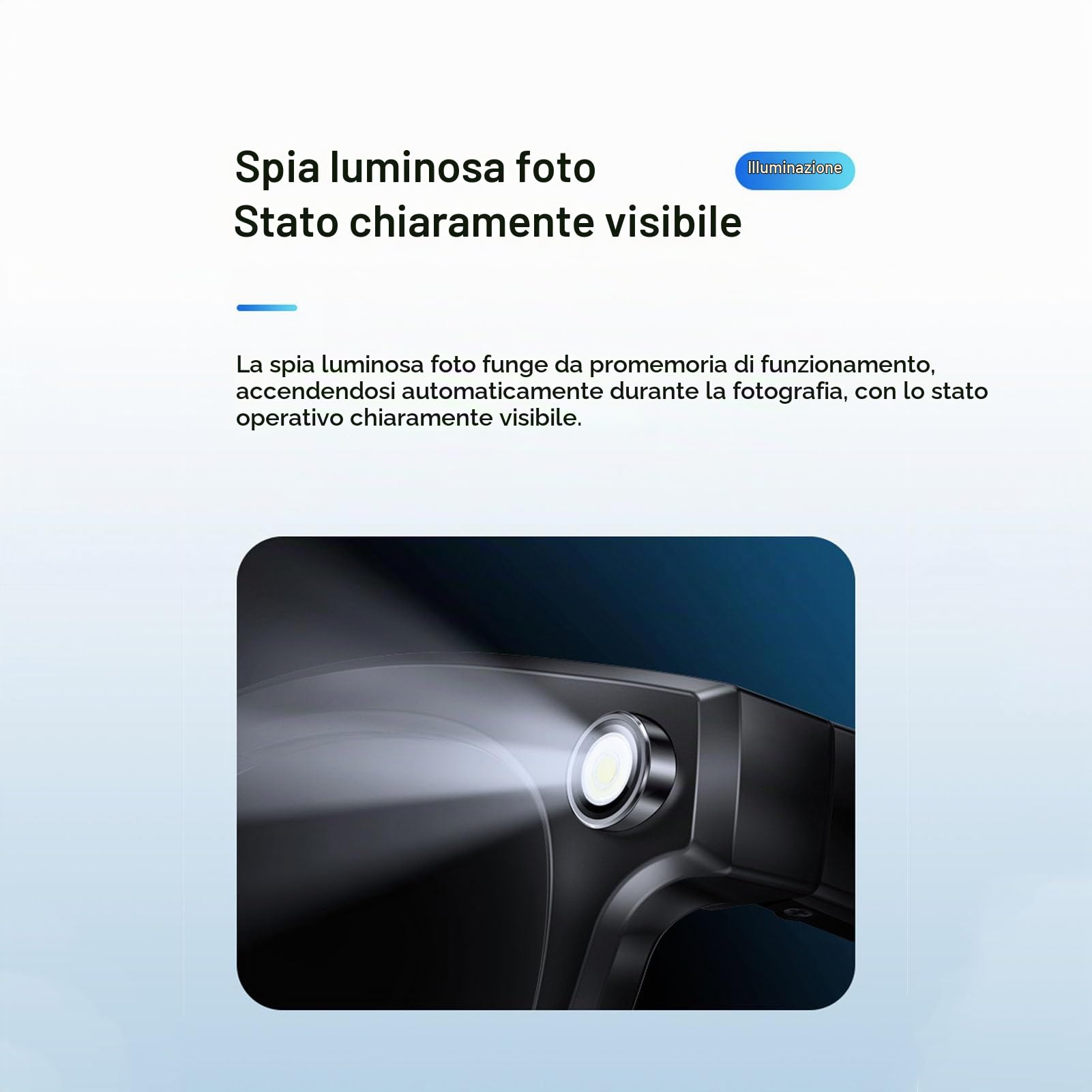 Bewinner AI Smart Glasses con Traduzione in Tempo Reale, Bluetooth 5.3, Lenti Fotocromatiche, Auto On Off, Occhiali da Sole Intelligenti per le Riunioni di Viaggio Business