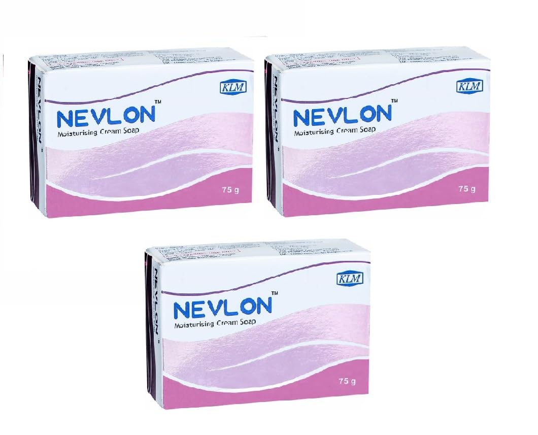 Nev-lon Moisturizing Cream Soap (PACK OF 3 * 75GM)