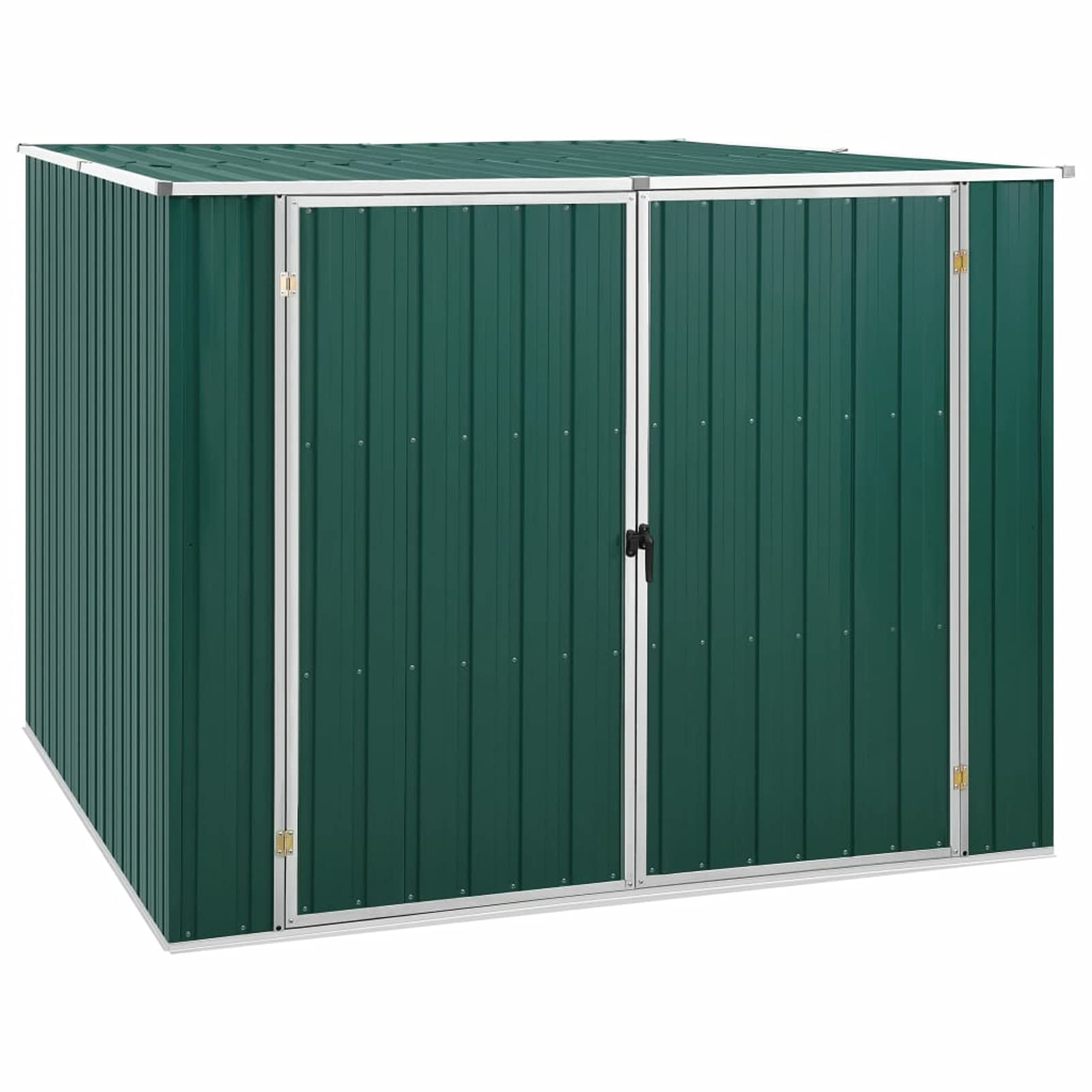Cobertizo de jardín, Caseta Jardin Exterior, Armarios Exteriores, Casetas De Jardin, Cobertizo Jardin Exterior, Acero galvanizado Verde 195x198x159 cm