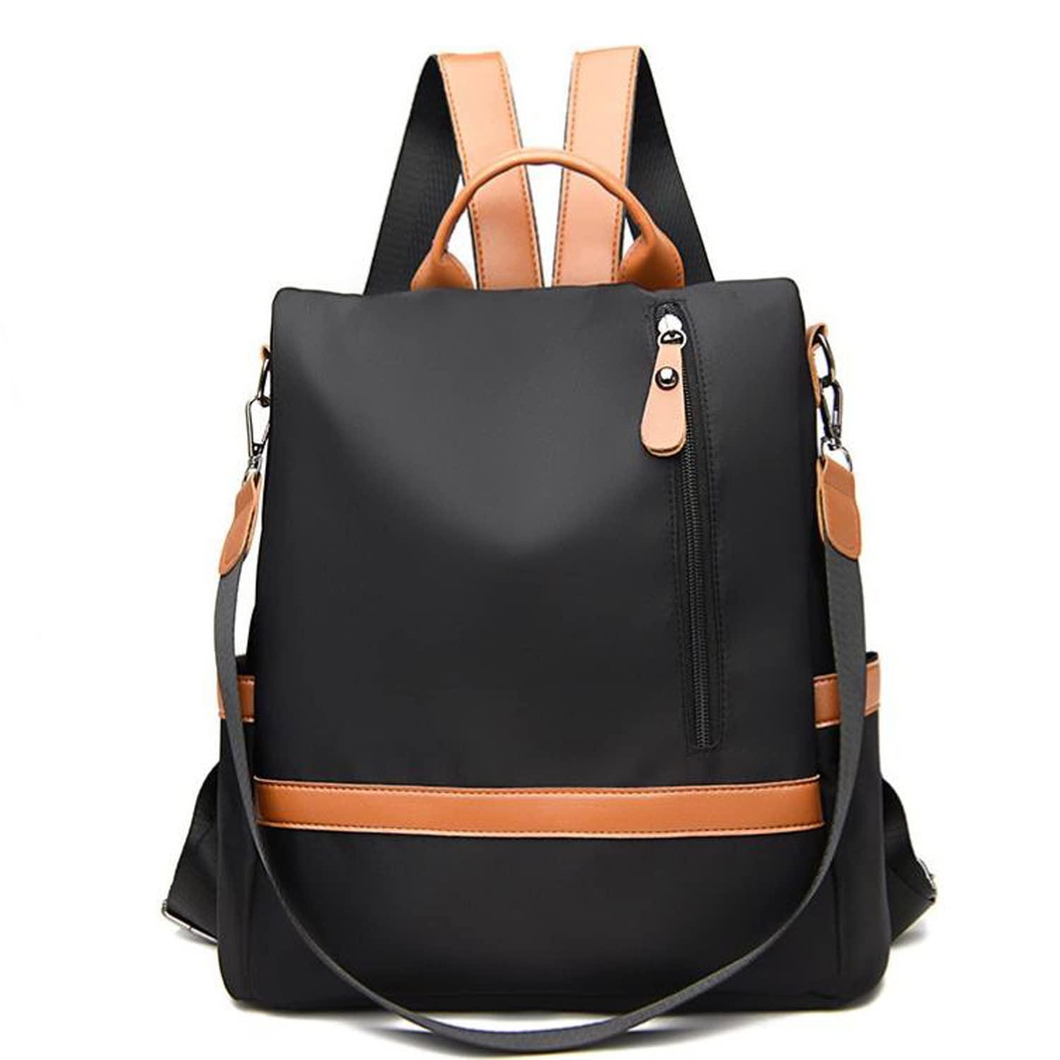 IRMAO 2024 New Artistic National Style Oxford Small Capacity Antitheft Womens Bag Generation Backpack (Black Cream) (B0DH62QN4R) Amazon Price History, Amazon Price Tracker