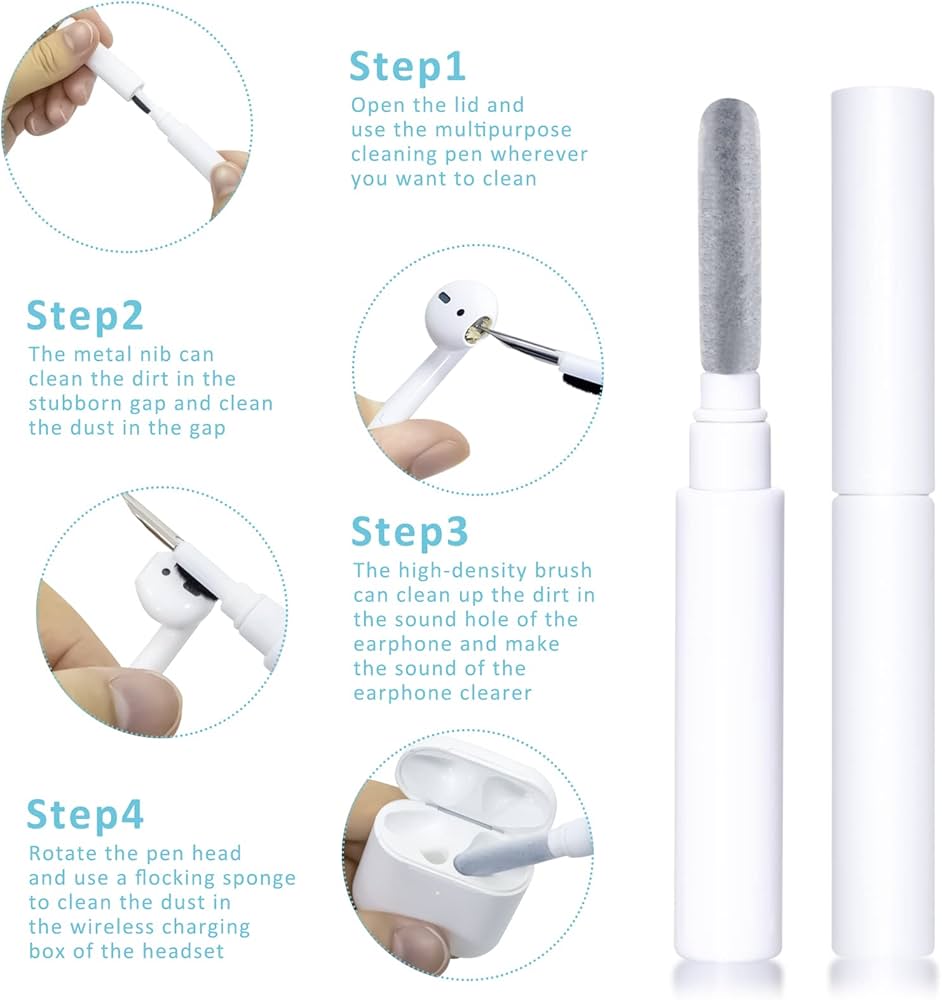 Buy Cleaner Kit for Airpods Pro 1 2 Multi-Function Cleaning Pen Soft Brush for Bluetooth Earphones Case Cleaning Tools for Lego Huawei Samsung MI Earbuds Online at Low Prices in India -