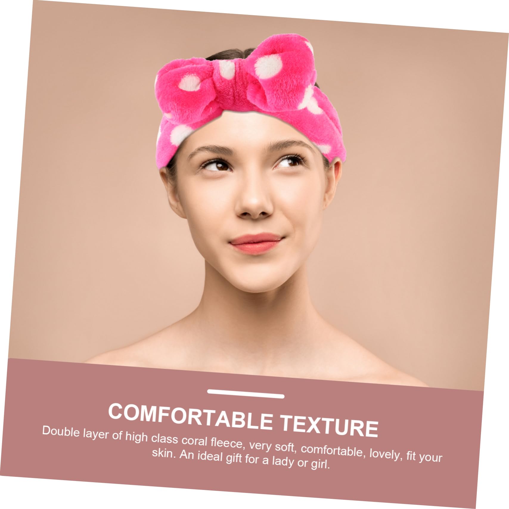 FRCOLOR 3 Set Di Fasce Per in Pile Di Corallo Fasce Per Da Spa Per Donne Per Per Il Trucco Set Di Per Per La Della Pelle 6 Pezzi * 3