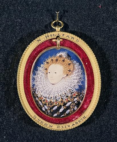 Impression sur toile reine Elizabeth I de Nicholas Hilliard tableau portrait 60x90