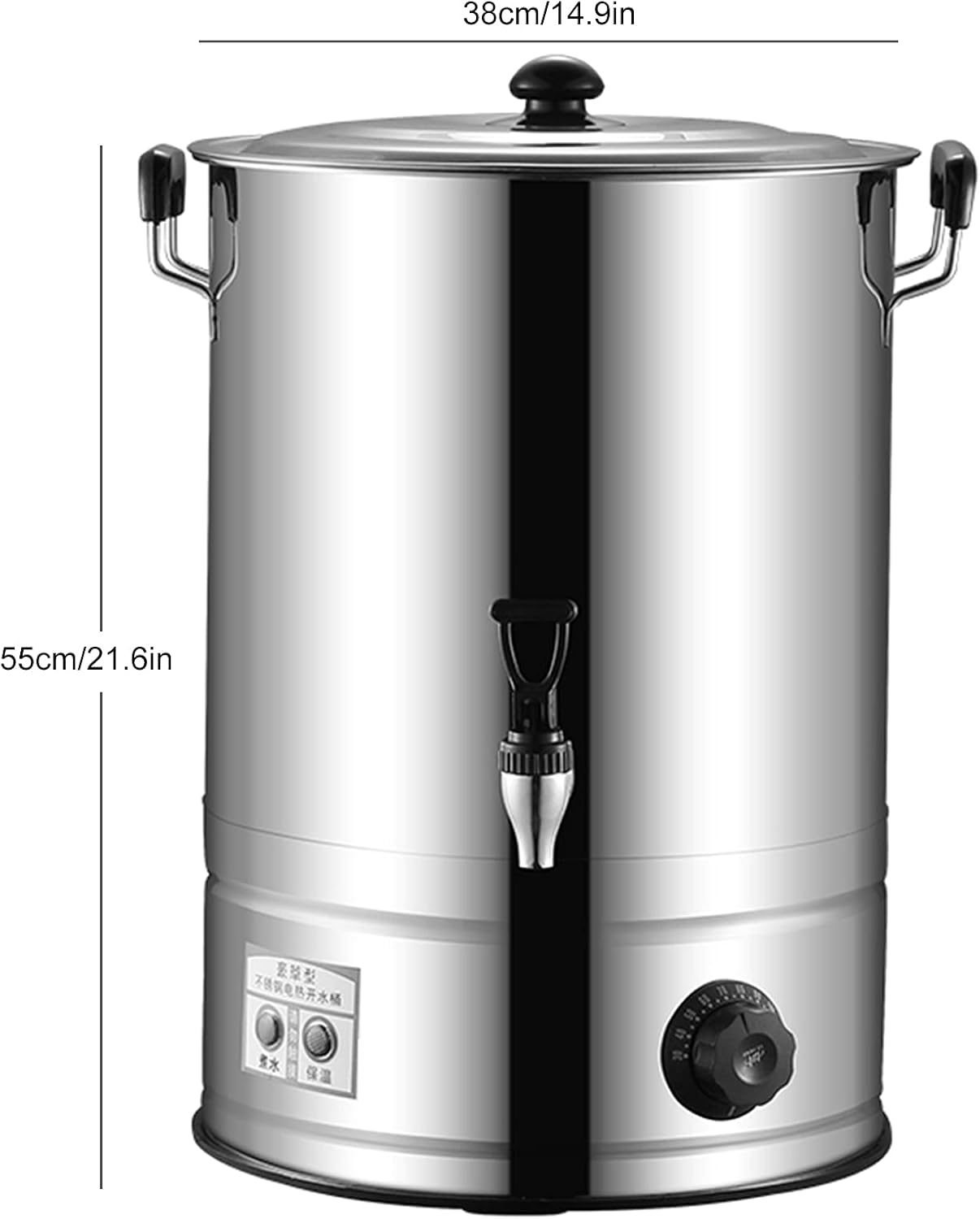 Catering Urn Hot Water Boiler Stainless Steel, Hot Water Tea Coffee, Large Capacity Commercial, Office Use
