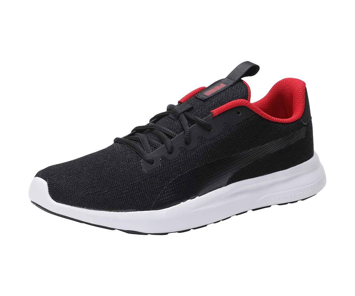 PUMA Mens Jigsaw IDP Black-Barbados Cherry Sneaker (4063696114563) (B084HZQ9J6) Amazon Price History, Amazon Price Tracker
