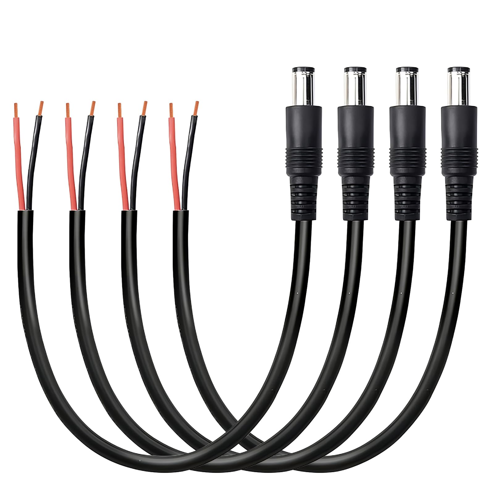 Amazon | Varbmt DC6330 電源接続ケーブル 6.3mmx3.0mm 0-24v 10A 長さ