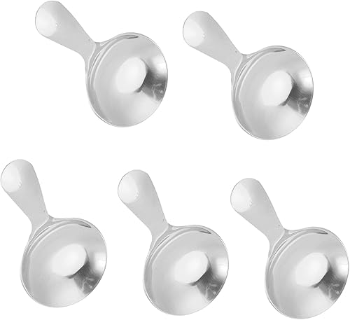 Miniatura 8 de 5 cucharas de mango corto, cucharas pequeñas para recipientes, mini cucharas de astilla, tarros de especias cucharas para condimentos de azúcar y