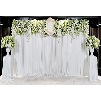 YongPhoto 3x2m Vinyl Photo Background Beautiful flowers for wedding scene Photography Photo Booth Holiday Party Ceremony Photo Studio Props