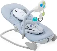 Cadeira Espreguiçadeira Chicco Balloon Regulavel Vibratória Azul - 79652390000