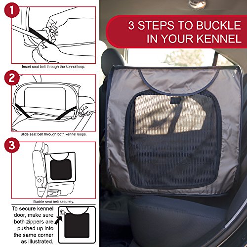 Sportpet Designs Large Pop Open Kennel, Portable Cat Cage Kennel, Waterproof Pet Bed, Carrier Collection #TOP3