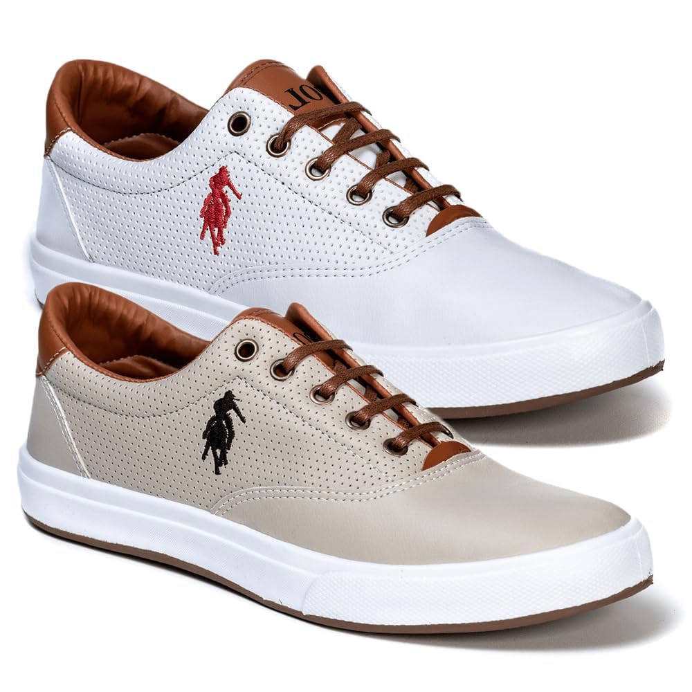 Kit 2 Tenis Masculino Polo Casual Sapatenis Dia a Dia em promoção! Veja a oferta e mais achadinhos de Tênis 6 Hoje é o melhor dia para comprar Kit 2 Tenis Masculino Polo Casual Sapatenis Dia a Dia com aquele preço maroto! Promoção! Aproveite a oferta! 6