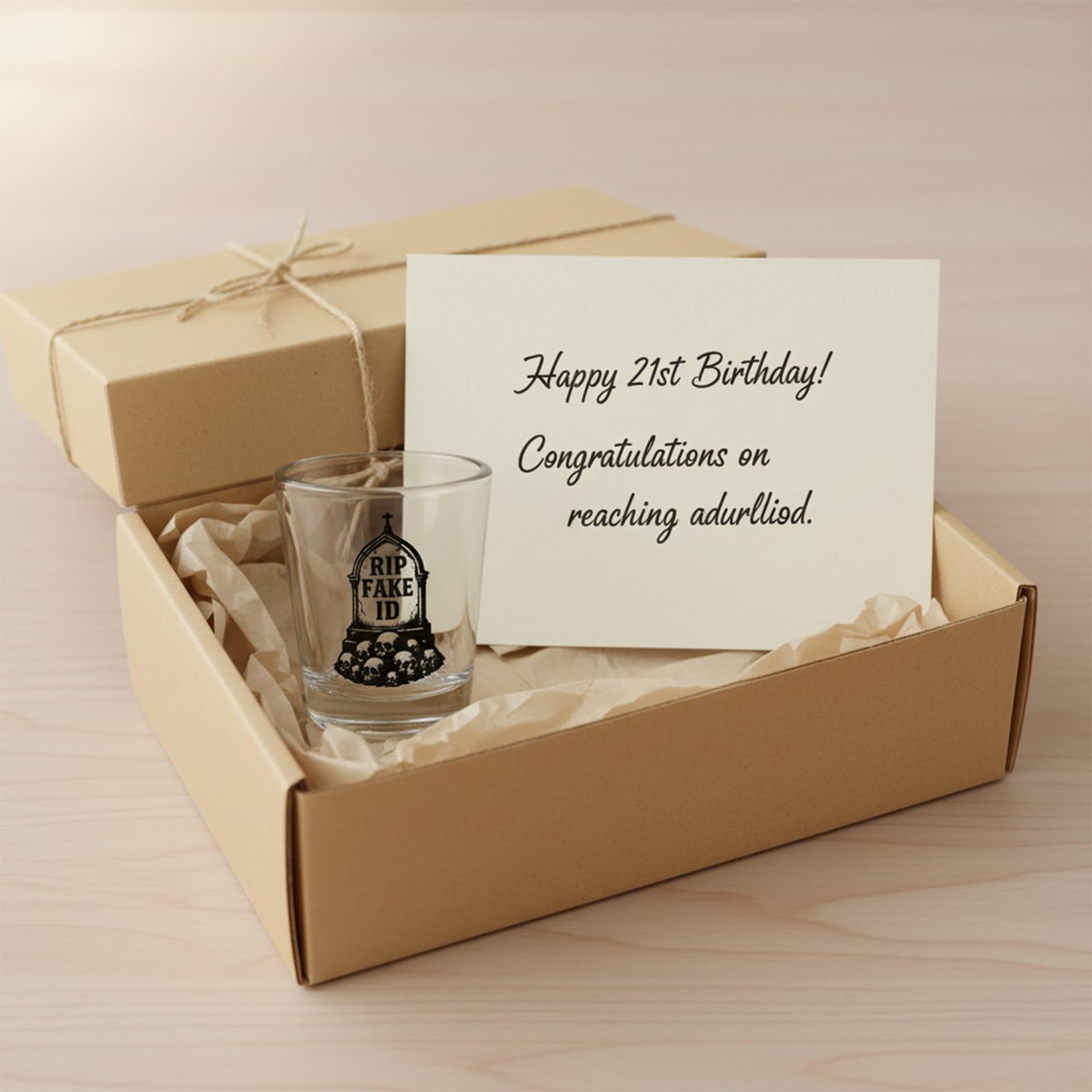 21st Birthday Shot Glass for Him,21st Birthday Gifts for Men,Funny 21 Year Old Party decorations Favors for Adults