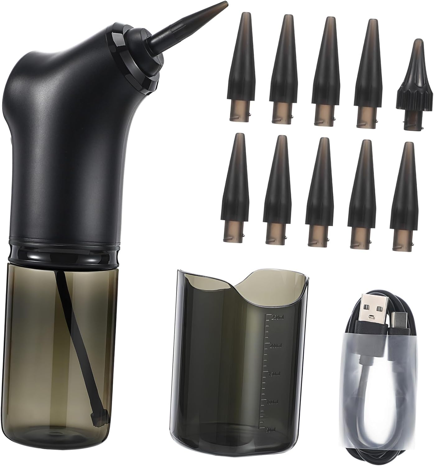 1set Electric Ear Wax Removal Kit Water and High-Frequency Portable Ear Cleaning Tool for Includes Accessories for Deep Cleaning