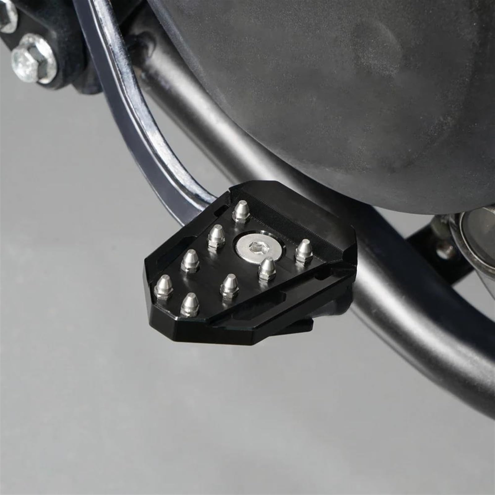 Estriberas Moto para Kawasaki para KLR650 para KLR 650 2008-2018 Extensión Pedal Freno Trasero Motocicleta Placa Punta Escalón Ampliar Almohadilla Clavija Juego Estriberas Moto(Green)