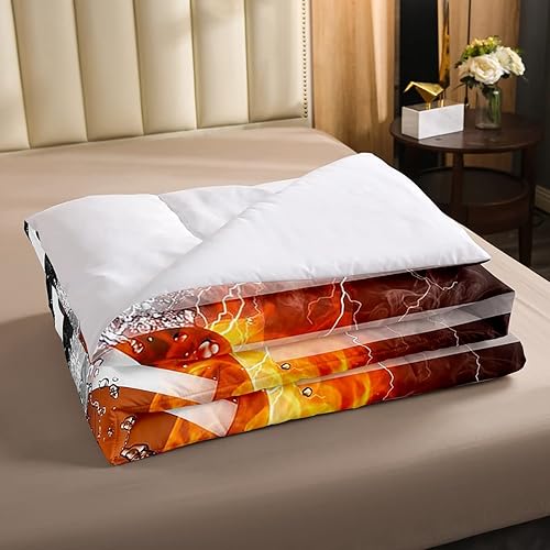 Miniatura 4 de Juego de ropa de cama con bandera estadounidense, juego de edredón de camuflaje para niños, adolescentes, hombres jóvenes, edredón de plumón de