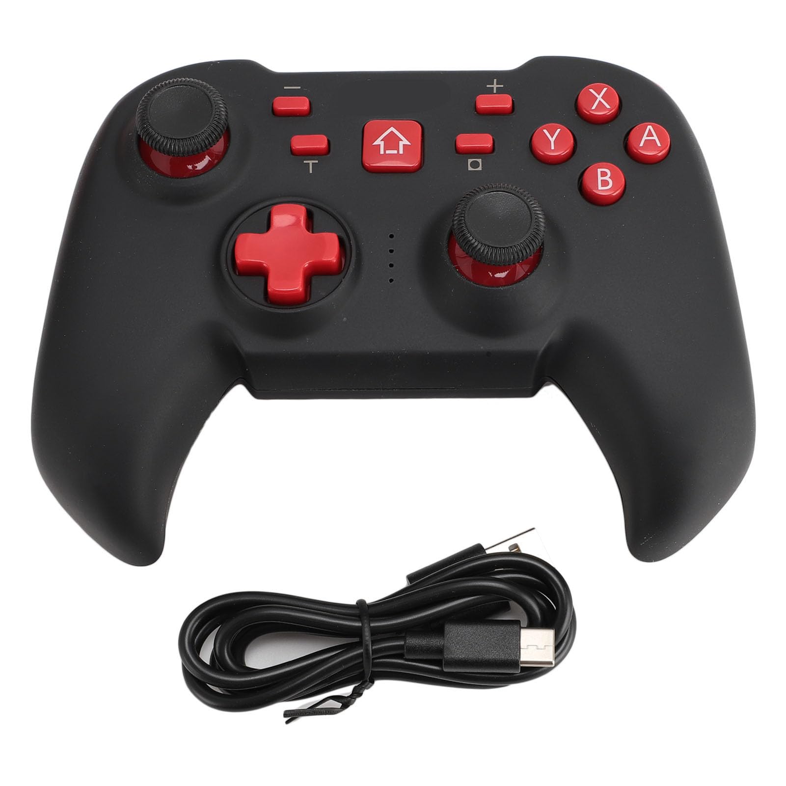 Garsent Controller Wireless, Controller di Gioco Ricaricabile con Giroscopio a 6 Assi, un Tasto di Attivazione, Automatico, Turbo, Vibrazione, Gamepad Bluetooth 5.0 per per