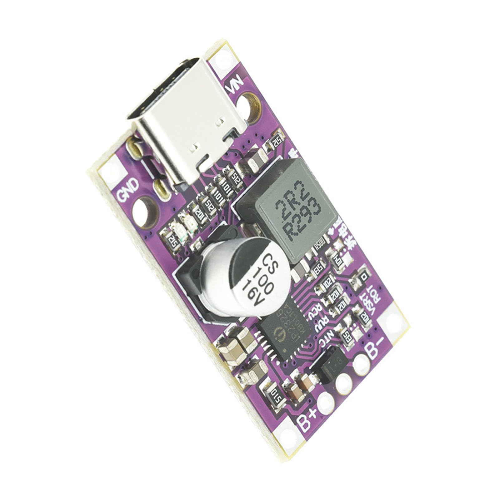 Kaeltsyn 3 Type C Charging Module With Short Circuits Lithiums Battery Chargers Board For Safe Overnight Fast Module Type C