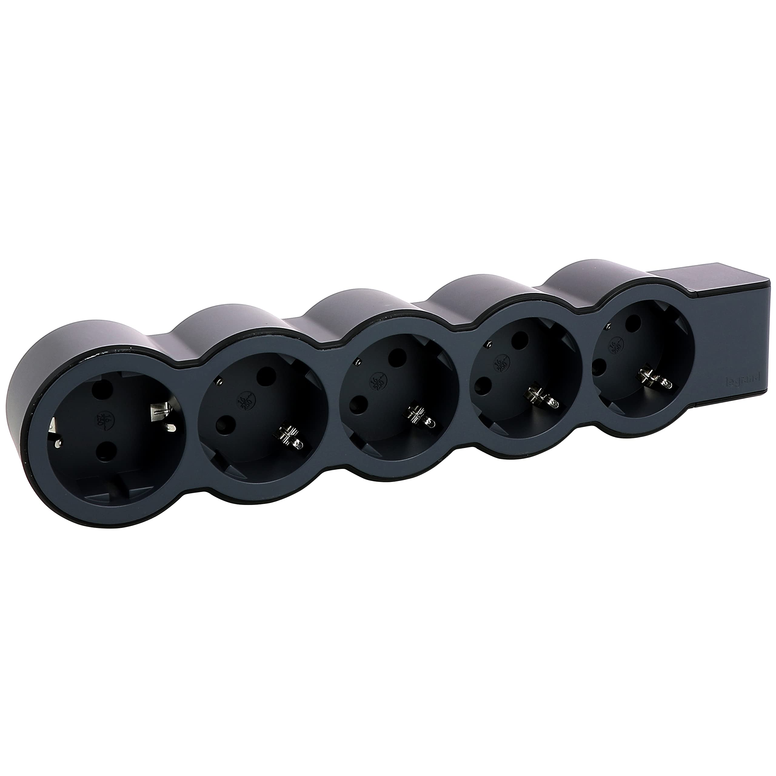 LEGRAND Regleta de enchufes, Base múltiple con 3 Tomas de Corriente 2P+T, Cable 1,5m, Color Blanco/Gris Claro 694549 — view 21