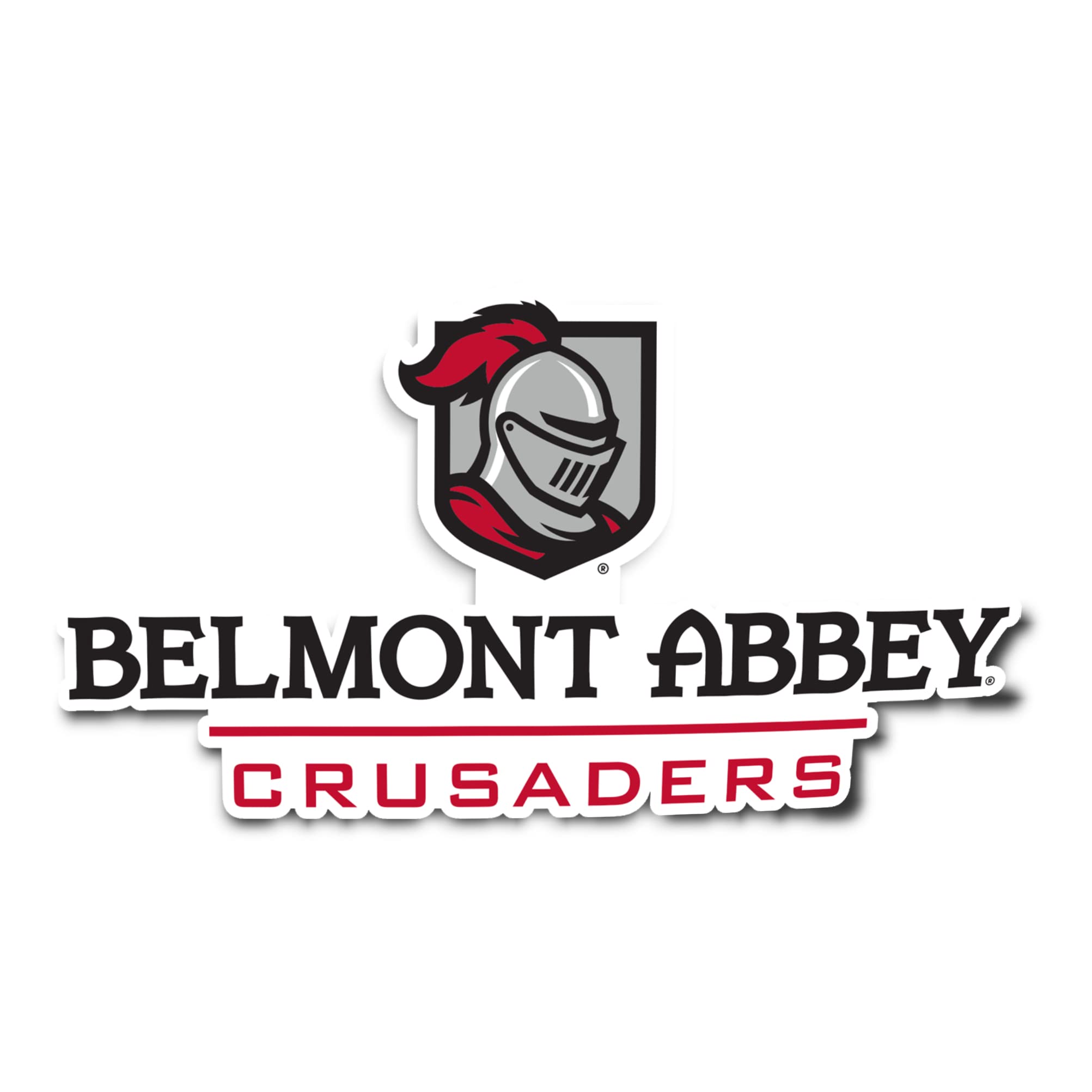 Belmont Abbey Crusaders NCAA Sticker Sheet - 8 Vinyl Decals For Laptop, Car, Water Bottle - View #2