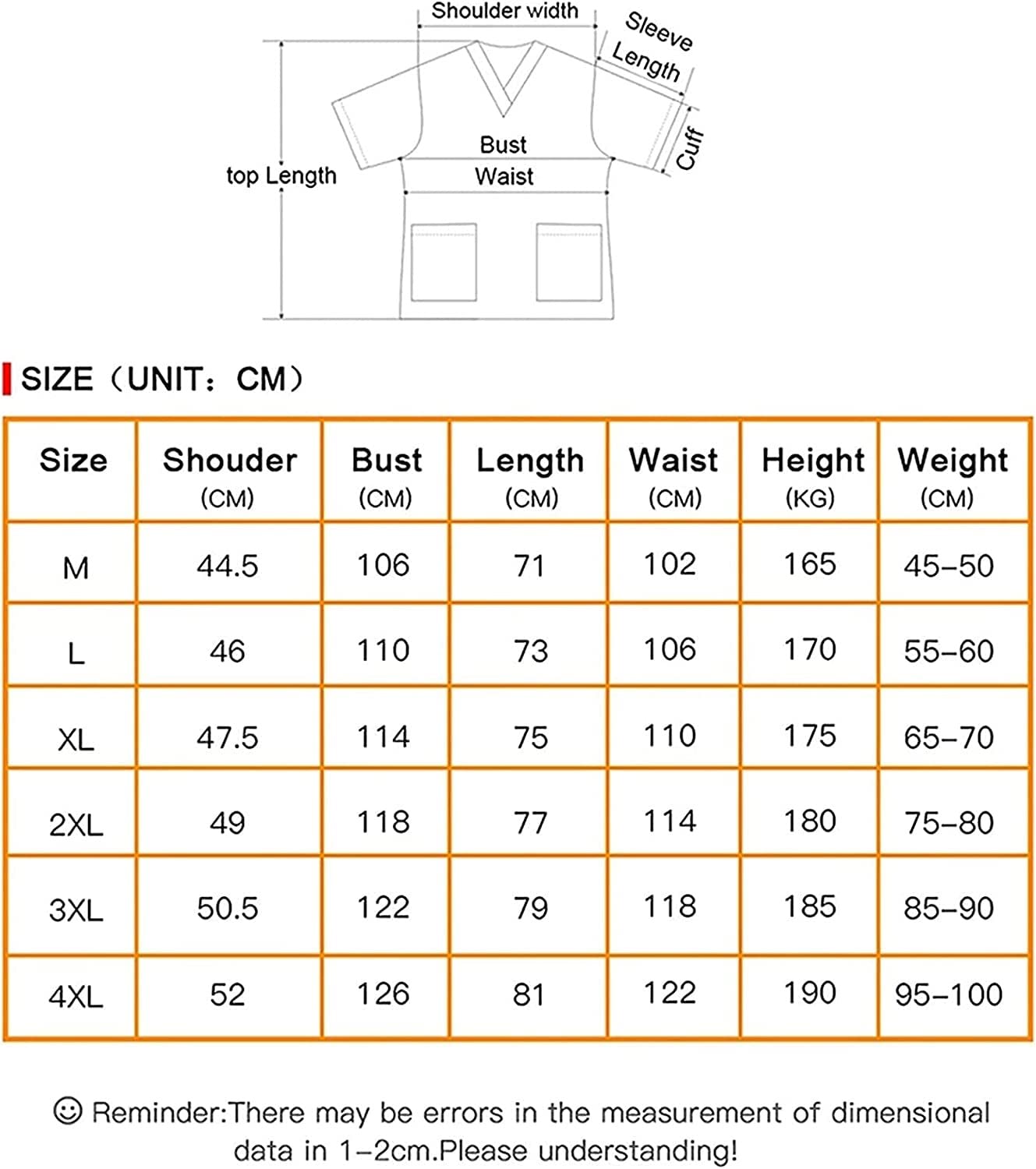 Uniformi alla Moda Cappotto da Cuoco Uomo Donna Manica Corta Ristorante Cuoco Cucina Divise da Lavoro Doppio Petto Sushi Bakery Cafe Cameriere Servizio di Catering Giacche (Color : White, Size : 4XL