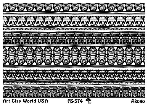 FlexiStamps Texture Sheets Akogo Design - 1 Pc.