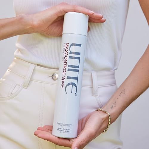 Miniatura 3 de UNITE Maxcontrol - Spray para el cabello de fijación fuerte  Domina los desprendimientos, protege los daños por calor, 10 onzas