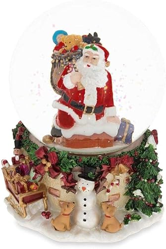 Miniatura 8 de Chimenea de Santa Aventura Musical Agua Nieve Globo