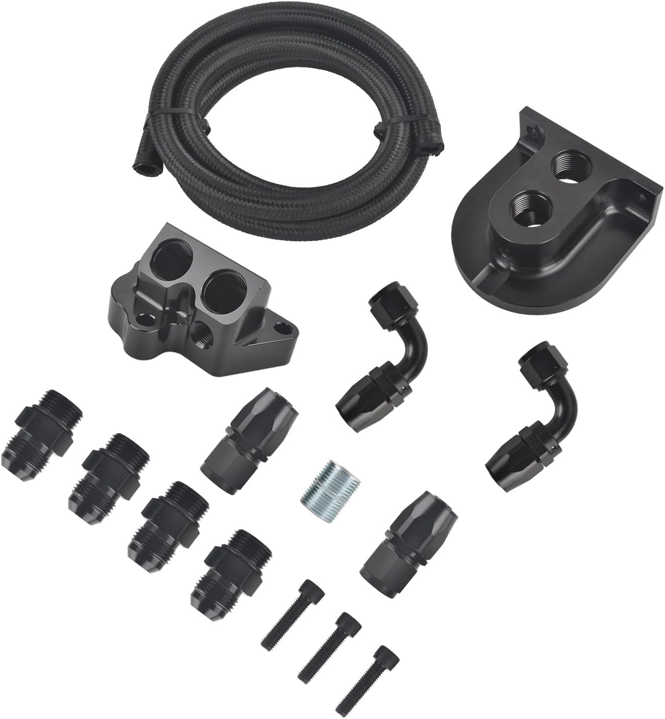 Oil Filter Relocation Kit for 2011-2023 Ford Mustang GT F150 5.0/5.2 Coyote