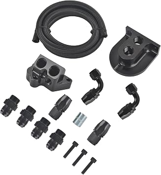 Oil Filter Relocation Kit for 2011-2023 Ford Mustang GT F150 5.0/5.2 Coyote