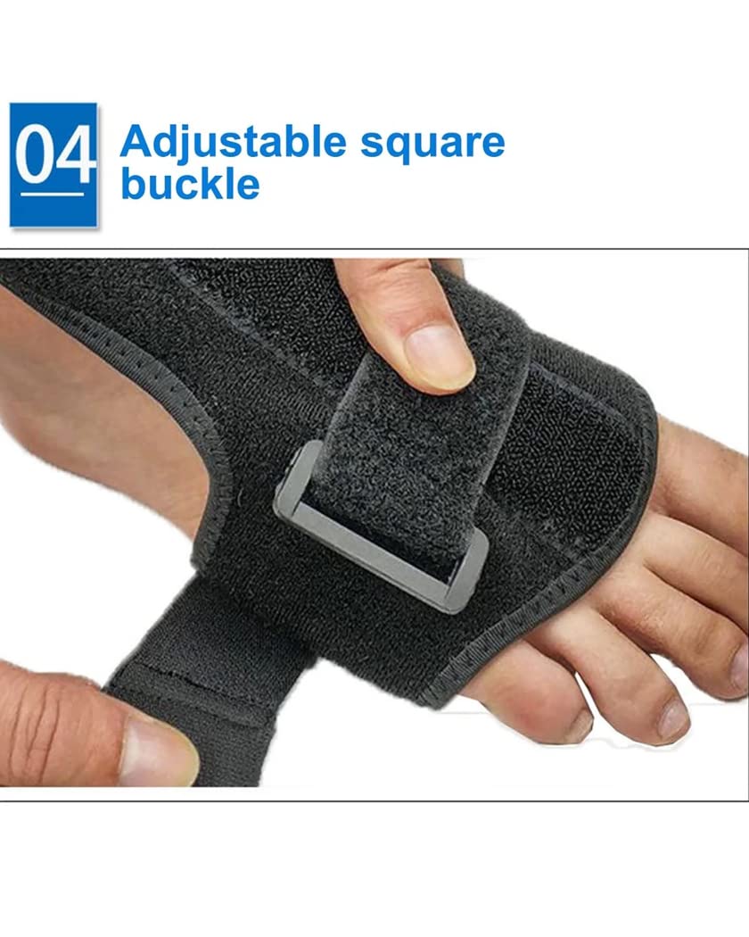 Férulas Nocturnas para Fascitis Plantar, Ortesis para Pie Caído, Articulación De Tobillo Ajustable, Soporte Fijo para Pie para Tendinitis De Aquiles/Dolor De Talón