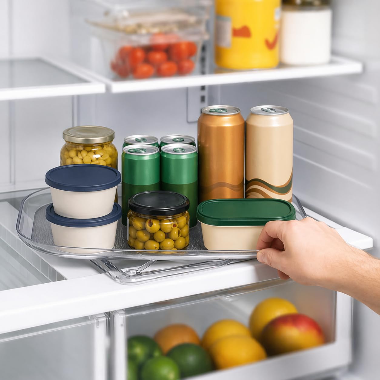 Amazon.com - Oizeir Refrigerator Lazy Susan Turntable – Clear