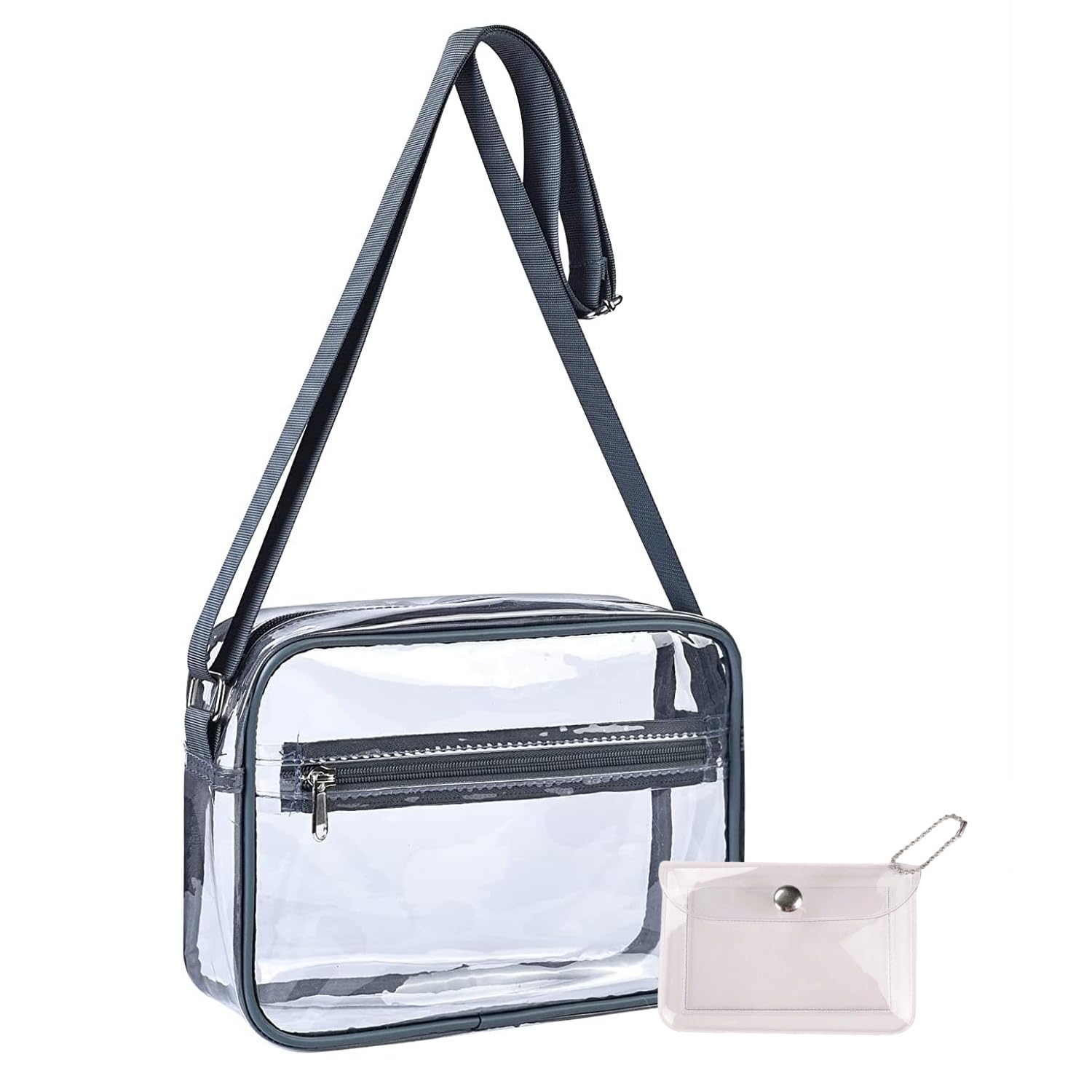 Amazon | [PandaSays] クリアバッグ 透明 斜めがけ PVC