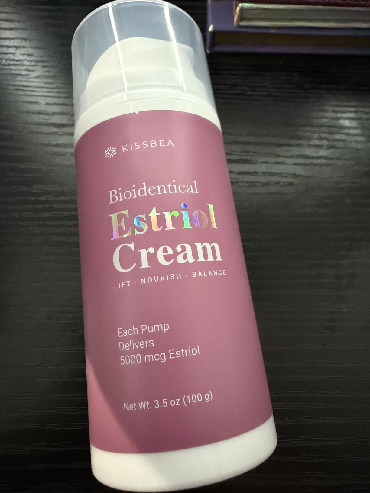 Kissbea Bioidentical Estrogen Cream for Women with E3 - Menopause Skin Support Body Moisturizer with B5, Wild Yam, Vitamin C & CoQ10, 2 Pack Up to 200 Pumps Total