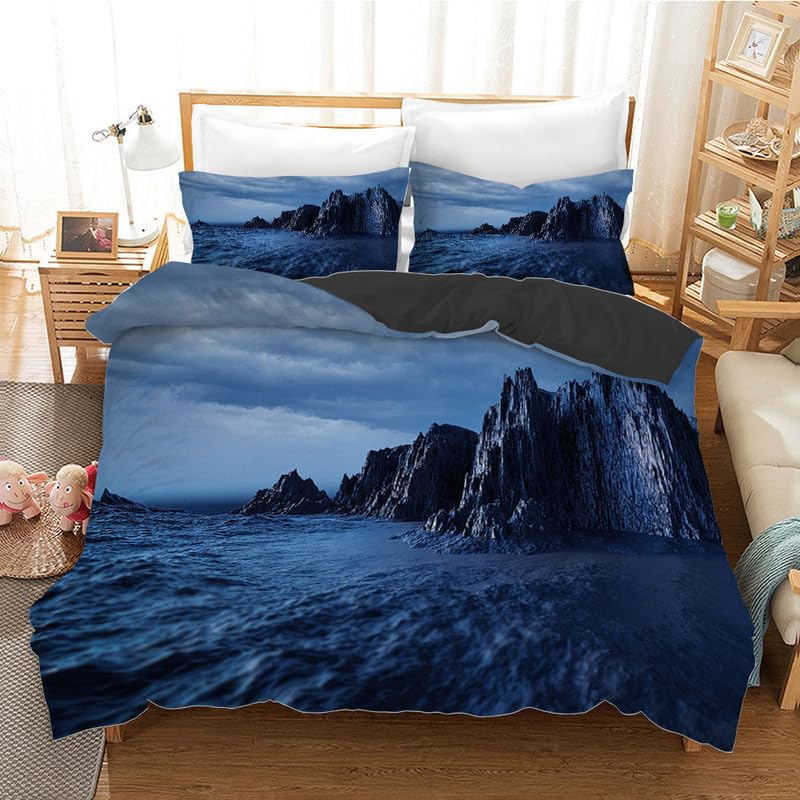 Housse de couette 140x200 cm pour une ambiance marine dans votre chambre