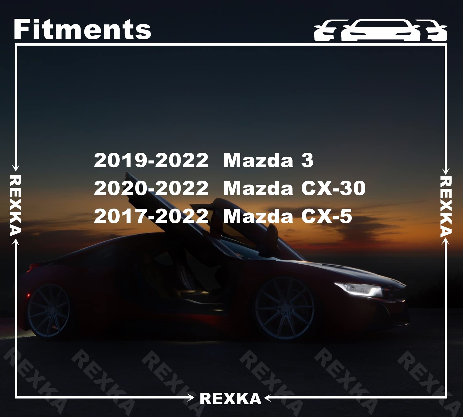 Amazon.com: Rexka 30pcs Liftgate Finish Panel Clip Spoiler Clip