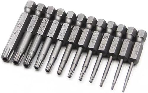 Miniatura 2 de aiyun Juego de destornilladores magnéticos de seguridad de acero S2 de 2 pulgadas de largo, juego de destornilladores de seguridad magnéticos de 6