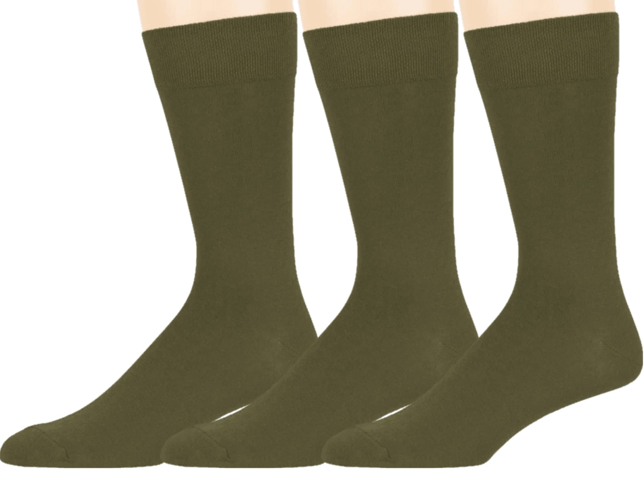 vapindia Men's Full Length Green Cotton Socks (Pack of 3) (Free Size)-picture-37