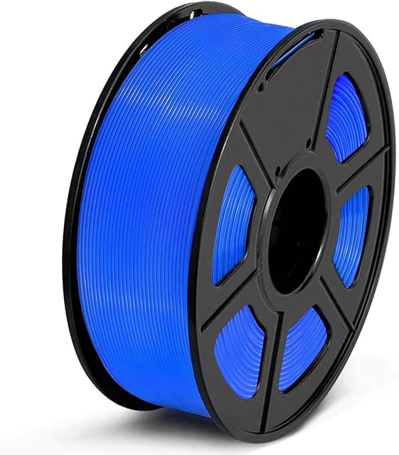 SUNLU PETG Filament 1.75mm 3D Printer Filament PETG 1kg Spool (2.2lbs), Dimensional Accuracy of /- 0.02mm PETG Blue