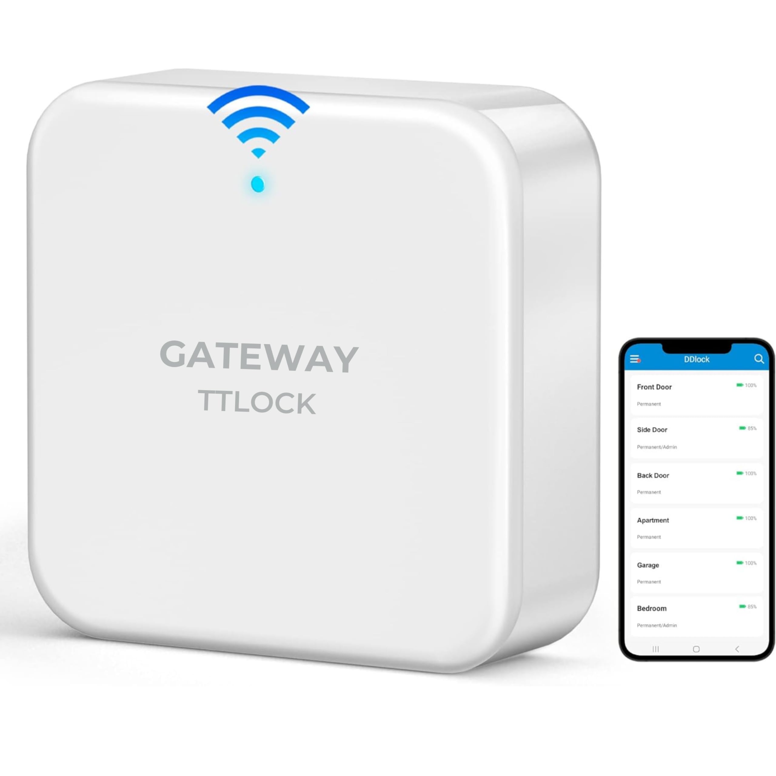 G2 TTLOCK Wireless Smart Gateway | TTLock BLE Mesh | Bluetooth Low Energy | Smart Home Automation | Alexa Integration & WiFi Connectivity | Remote Access