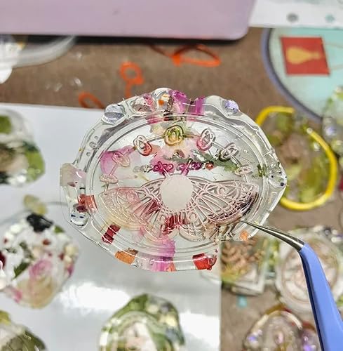 Miniatura 2 de 10 palitos de sellado de cera de pegamento totalmente transparentes con caja para sellado de sellos de cera, perfectos para tarjetas, sobres,