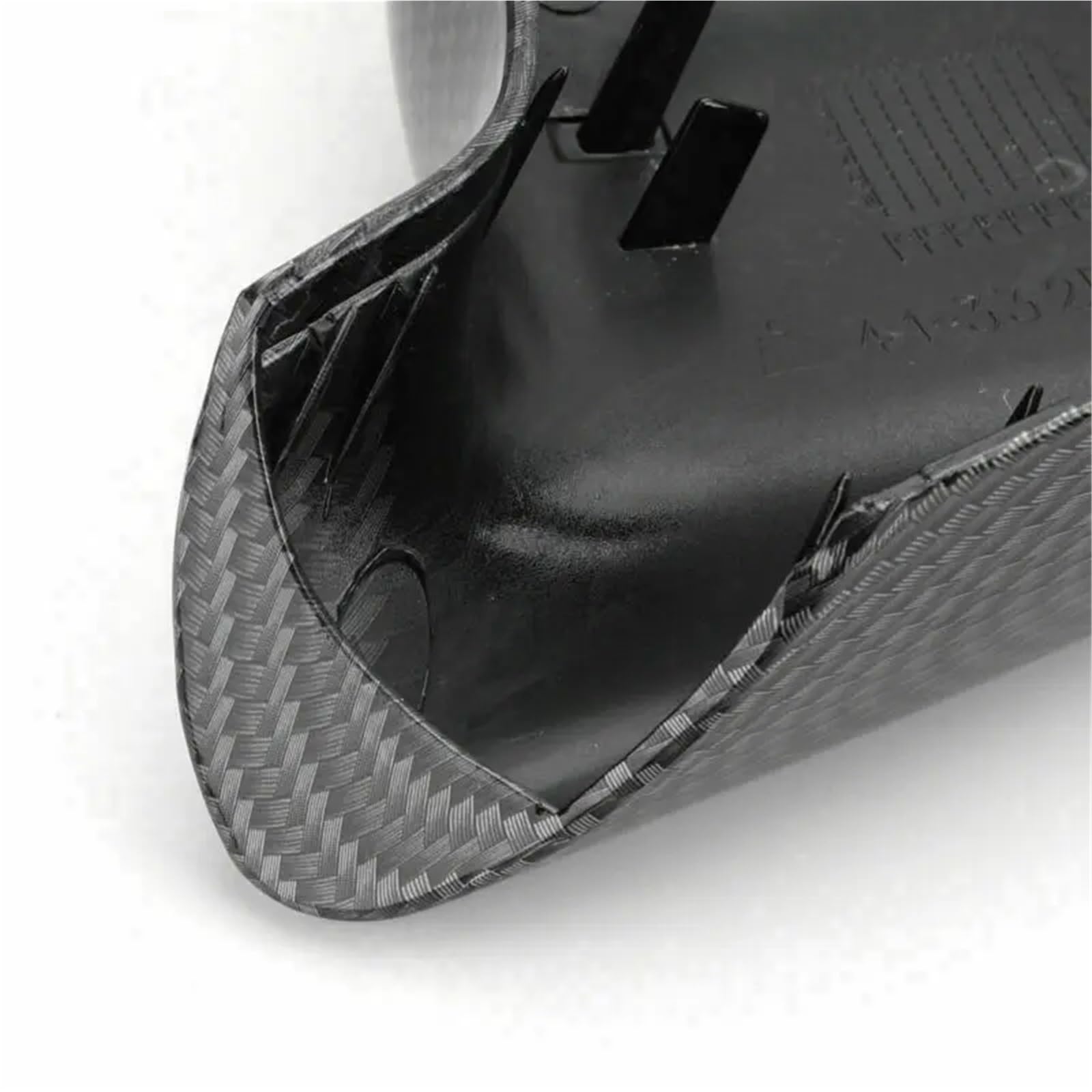 Rückspiegel Abdeckung Für E46 E65 E66 330Ci 745i 750i 750Li | 1 Paar Rückspiegelabdeckungen Für Flügel- Und Seitenspiegel, Glänzend Schwarz(Carbon)