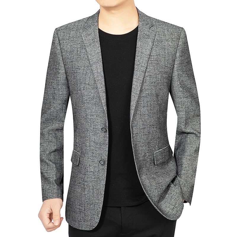 Casual Blazers Mens Blazers Western Sport Coats Notch Lapel Two Button Business Jacket Sports Coat Western Sport Coats