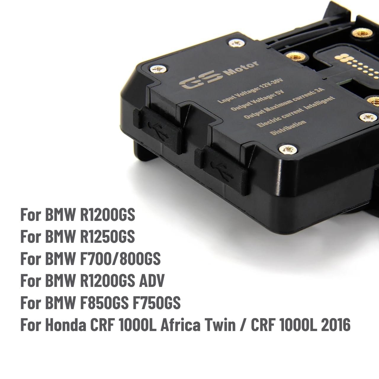 SERALI Motorcycle Mobile Phone USB Charging Navigation Bracket for BMW R1200GS F800GS ADV F700GS R1250GS CRF 1000L F850GS F750G Motorcycle Accessories